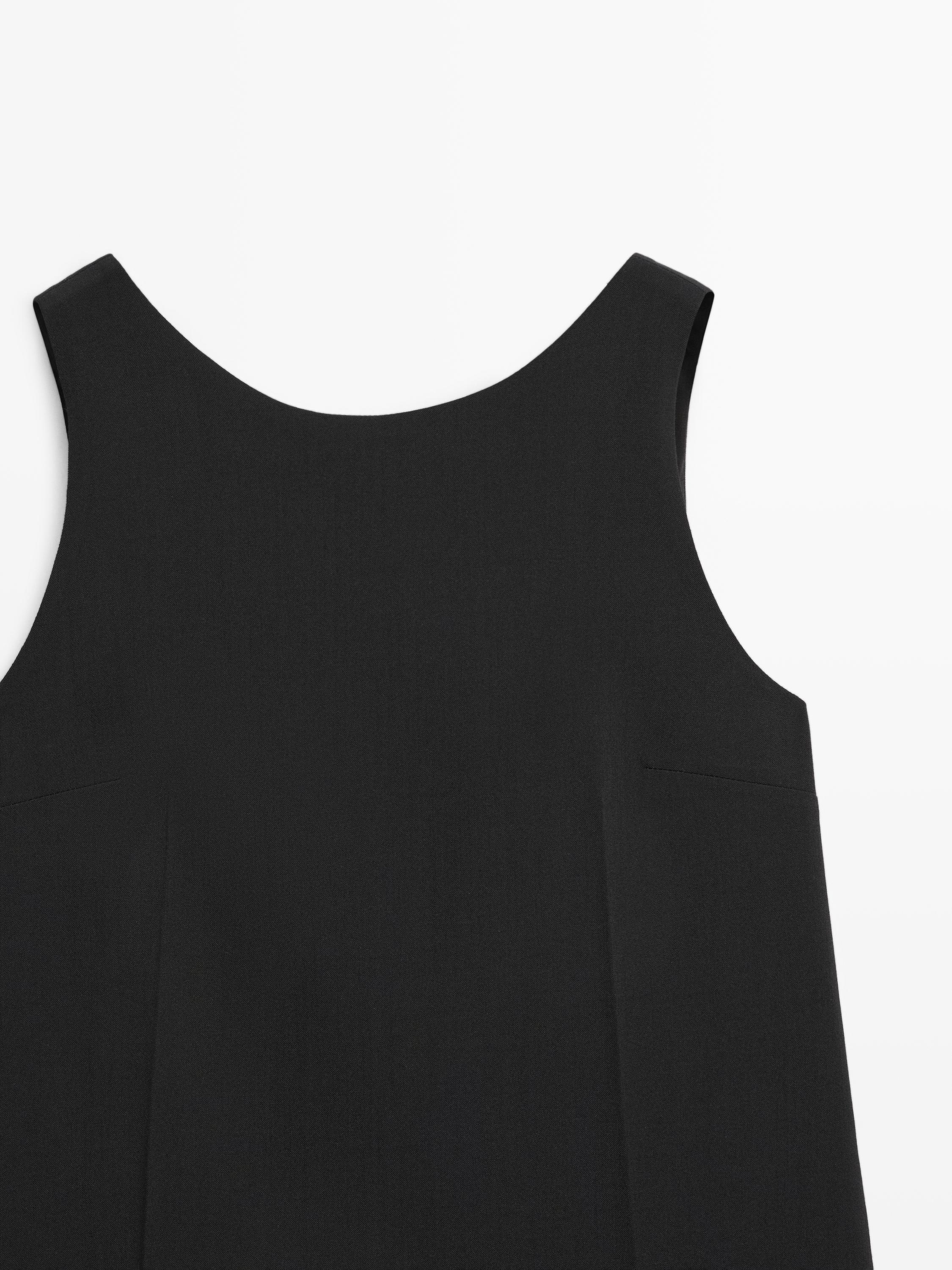 Robe courte laine
